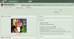Desktop Screenshot of death-metal-club.deviantart.com