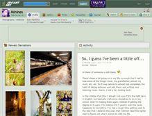 Tablet Screenshot of minines.deviantart.com