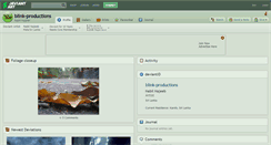 Desktop Screenshot of blink-productions.deviantart.com