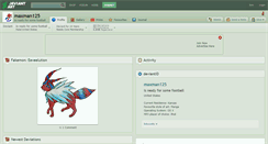 Desktop Screenshot of maxman125.deviantart.com