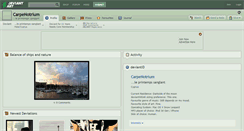 Desktop Screenshot of carpenotrium.deviantart.com