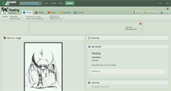 Desktop Screenshot of floating.deviantart.com