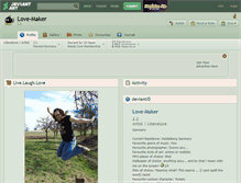 Tablet Screenshot of love-maker.deviantart.com