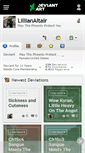 Mobile Screenshot of lillianaltair.deviantart.com