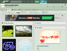 Tablet Screenshot of airboneonegraphix.deviantart.com