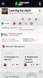 Mobile Screenshot of leaving-my-mark.deviantart.com
