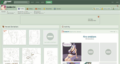 Desktop Screenshot of golden34.deviantart.com