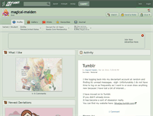 Tablet Screenshot of magical-maiden.deviantart.com