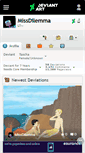 Mobile Screenshot of missdilemma.deviantart.com
