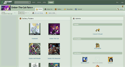 Desktop Screenshot of ember-the-cat-fans.deviantart.com