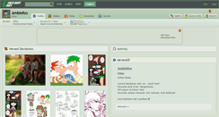 Desktop Screenshot of ambiefox.deviantart.com