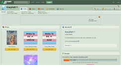 Desktop Screenshot of krazykatt11.deviantart.com