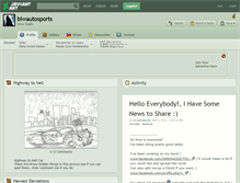 Tablet Screenshot of blwautosports.deviantart.com