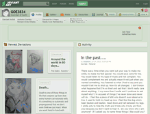 Tablet Screenshot of goe3834.deviantart.com