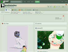 Tablet Screenshot of ghostblanketboy.deviantart.com