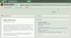Desktop Screenshot of beautiful-vampires.deviantart.com