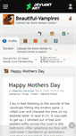 Mobile Screenshot of beautiful-vampires.deviantart.com