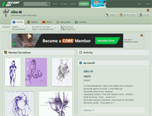 Tablet Screenshot of aiko-m.deviantart.com