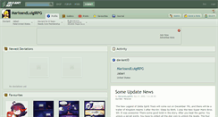 Desktop Screenshot of marioandluigirpg.deviantart.com