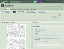 Tablet Screenshot of milwaukeemeg.deviantart.com