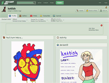 Tablet Screenshot of kettish.deviantart.com