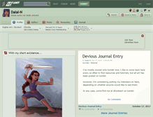 Tablet Screenshot of dalal-n.deviantart.com