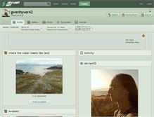 Tablet Screenshot of gwenhyver42.deviantart.com