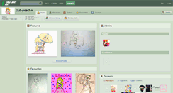 Desktop Screenshot of club-peach.deviantart.com