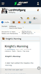 Mobile Screenshot of lordwolfgang.deviantart.com