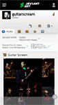 Mobile Screenshot of guitarscream.deviantart.com