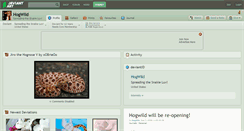 Desktop Screenshot of hogwild.deviantart.com