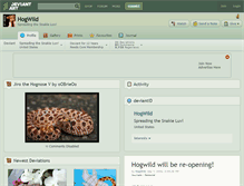 Tablet Screenshot of hogwild.deviantart.com