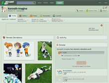 Tablet Screenshot of kenneth-imagine.deviantart.com