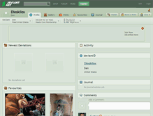 Tablet Screenshot of dioskilos.deviantart.com