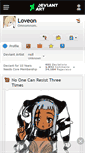 Mobile Screenshot of loveon.deviantart.com