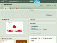 Tablet Screenshot of aik-nameless.deviantart.com