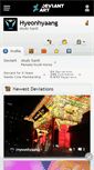 Mobile Screenshot of hyeonhyaang.deviantart.com