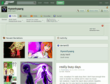 Tablet Screenshot of hyeonhyaang.deviantart.com