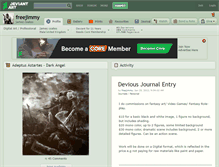 Tablet Screenshot of freejimmy.deviantart.com