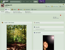 Tablet Screenshot of luthien-91.deviantart.com