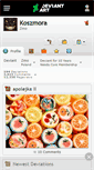 Mobile Screenshot of koszmora.deviantart.com