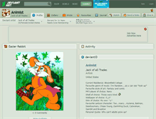 Tablet Screenshot of animist.deviantart.com