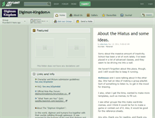Tablet Screenshot of digimon-kingdom.deviantart.com