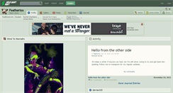 Desktop Screenshot of featherlox.deviantart.com