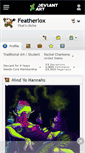 Mobile Screenshot of featherlox.deviantart.com