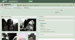 Desktop Screenshot of dead-horse.deviantart.com
