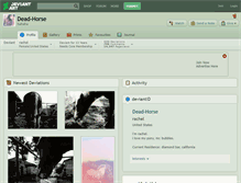 Tablet Screenshot of dead-horse.deviantart.com