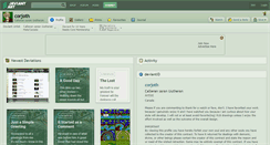 Desktop Screenshot of corjoth.deviantart.com