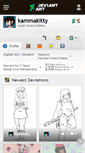 Mobile Screenshot of kammakitty.deviantart.com