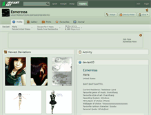 Tablet Screenshot of esmeressa.deviantart.com